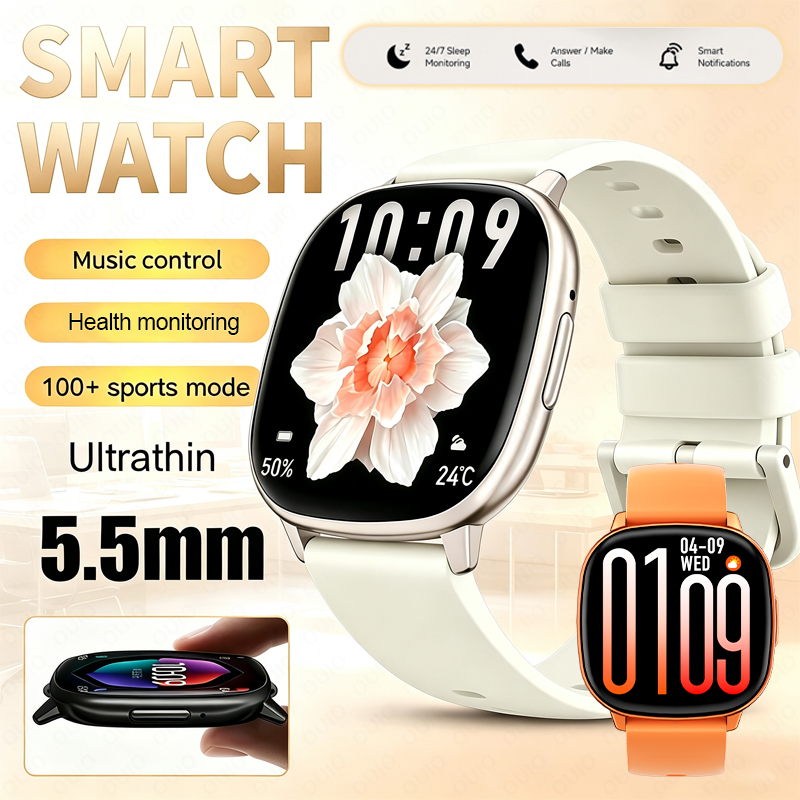 Smartwatch Health Watches - 5.5mm Ultra Thin Smart Watch HD17