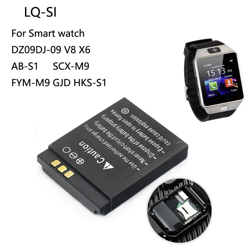 Watch V8 - 1-100PCS LQS1 3.7V 380mAh Smart Watch