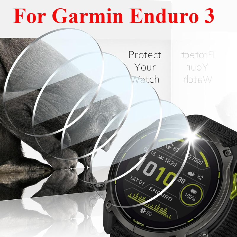 Smart Watch Screen Protector - Tempered Glass Films For Garmin Enduro