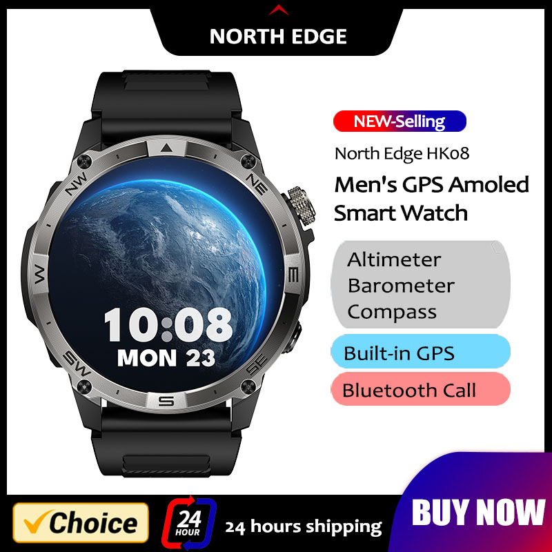 Altimeter Compass Watch - NORTH EDGE GPS Sports Smart Watch