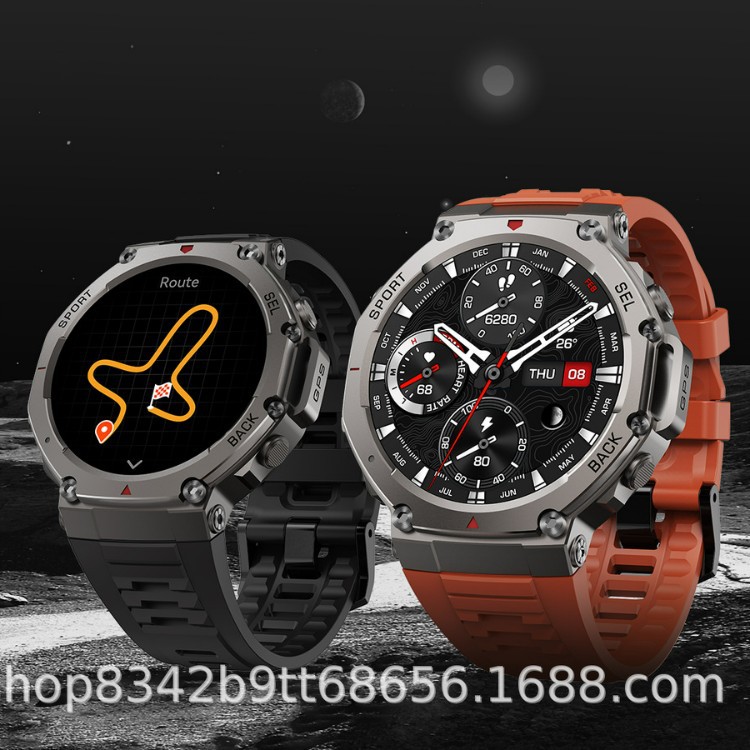 Altimeter Compass Watch - DM58 Smart Watch, AMOLED Display, Bluetooth