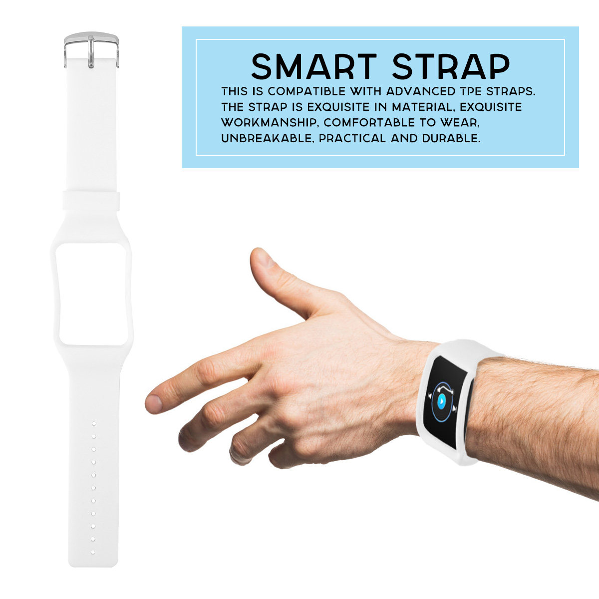 Smartwatch Premium Watches For Women - Tpe Smart Watch Band for S