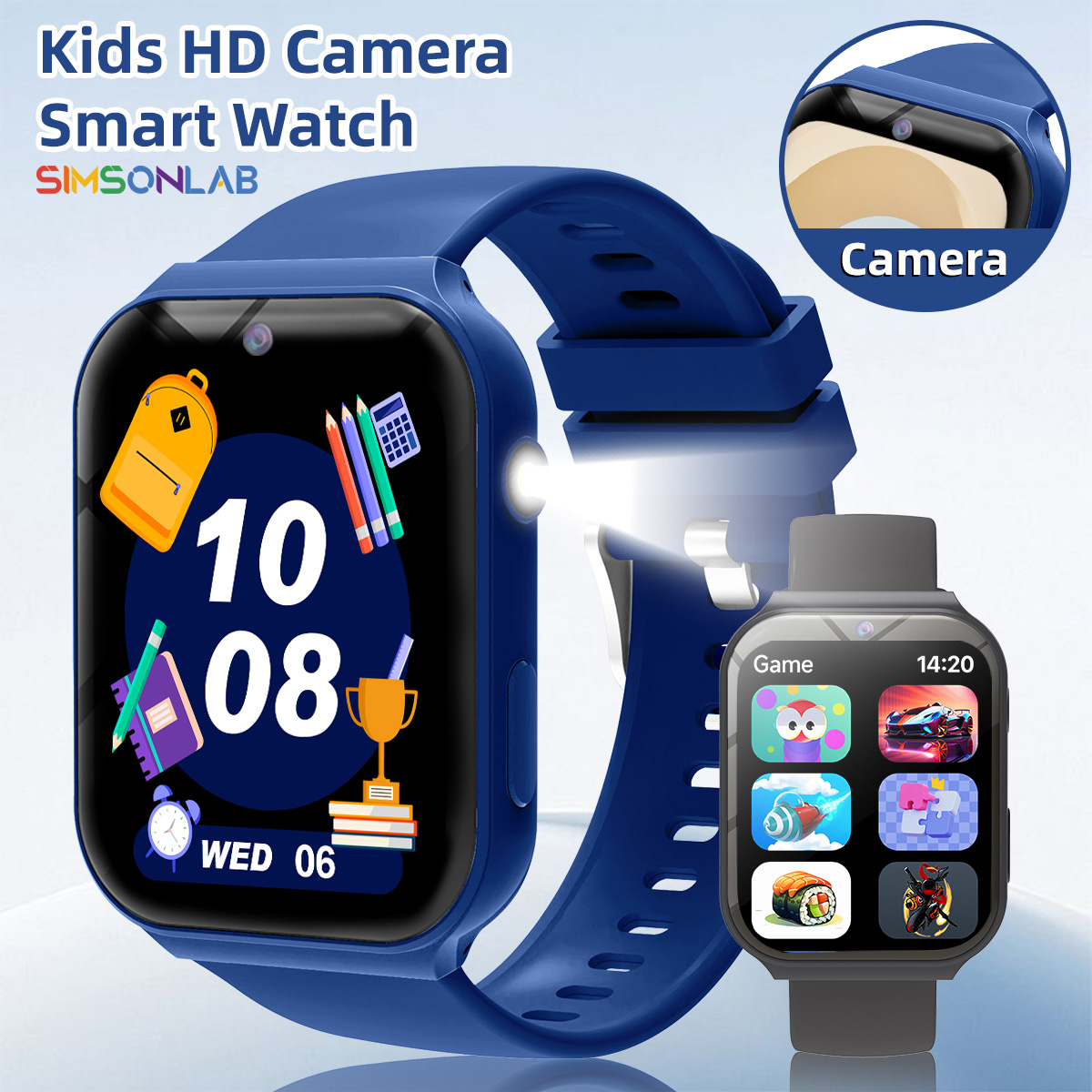 Smartwatch Watches For 12 Year Old Boy - Study Partners for Kids HD Camera