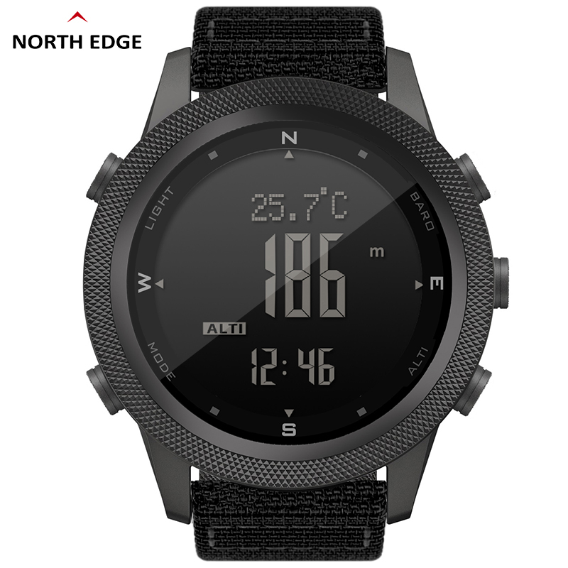 Altimeter Compass Watch - NORTH EDGE APACHE-46 Men Digital Watch