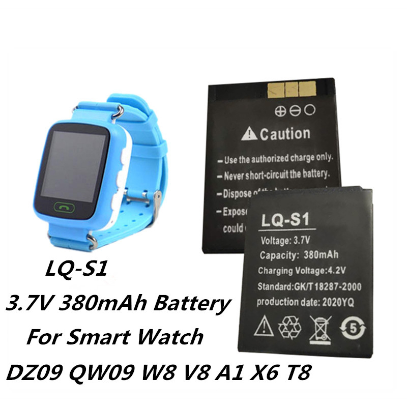 1-4PCS LQ-S1 3.7V 380mAh Recha - огляд і ціна Watch V8