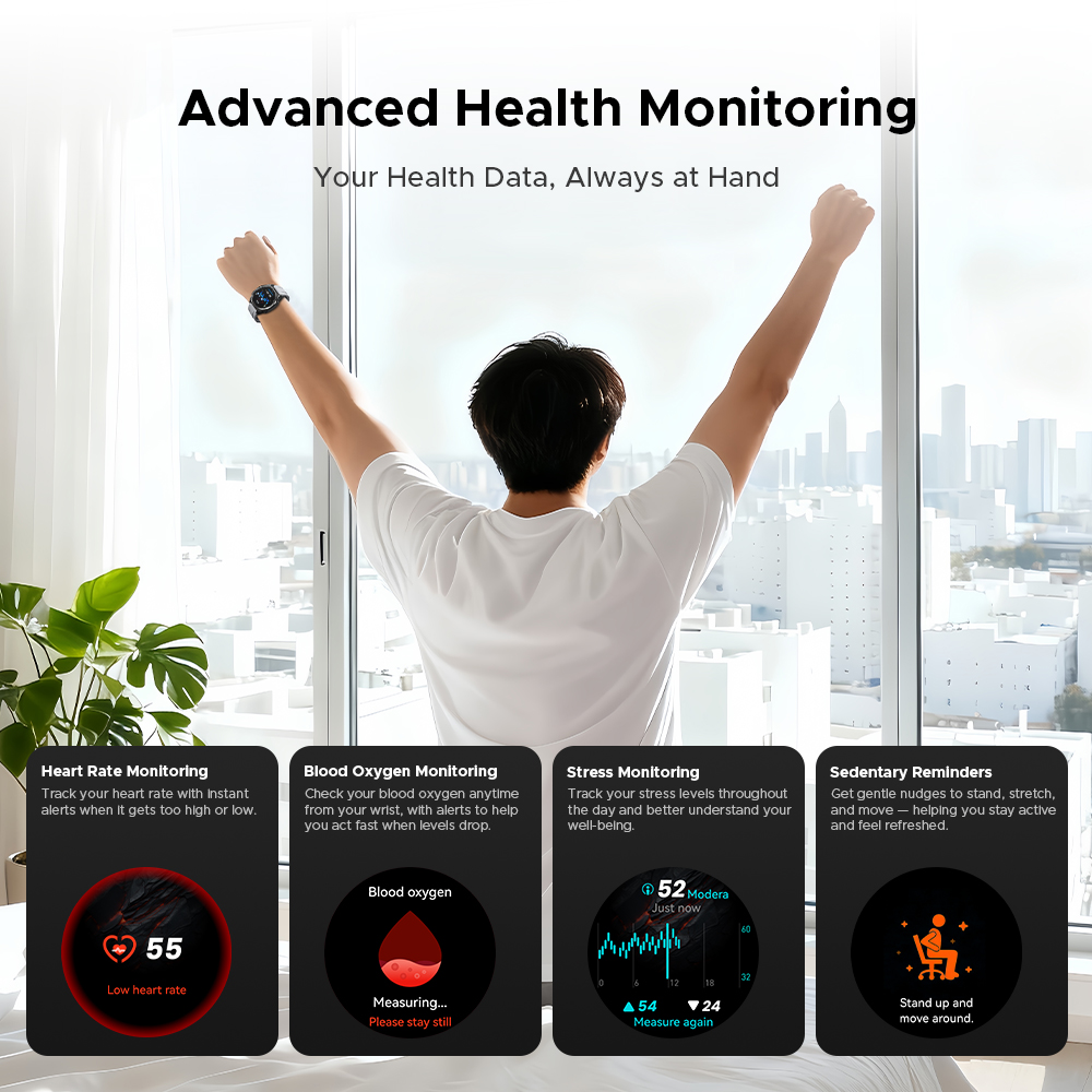 DOOGEE ANYWISE W1 PRO Smartwat - огляд і ціна Smartwatch Health Watches