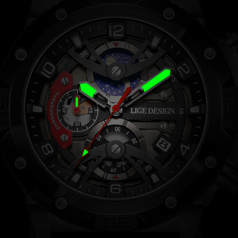 LIGE Top Brand Luxury Men Watc - огляд і ціна Smartwatch Watches Brands For Men