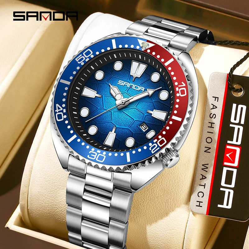 SANDA Classic Business Men's Q - огляд і ціна Smartwatch Casual Watches For Men