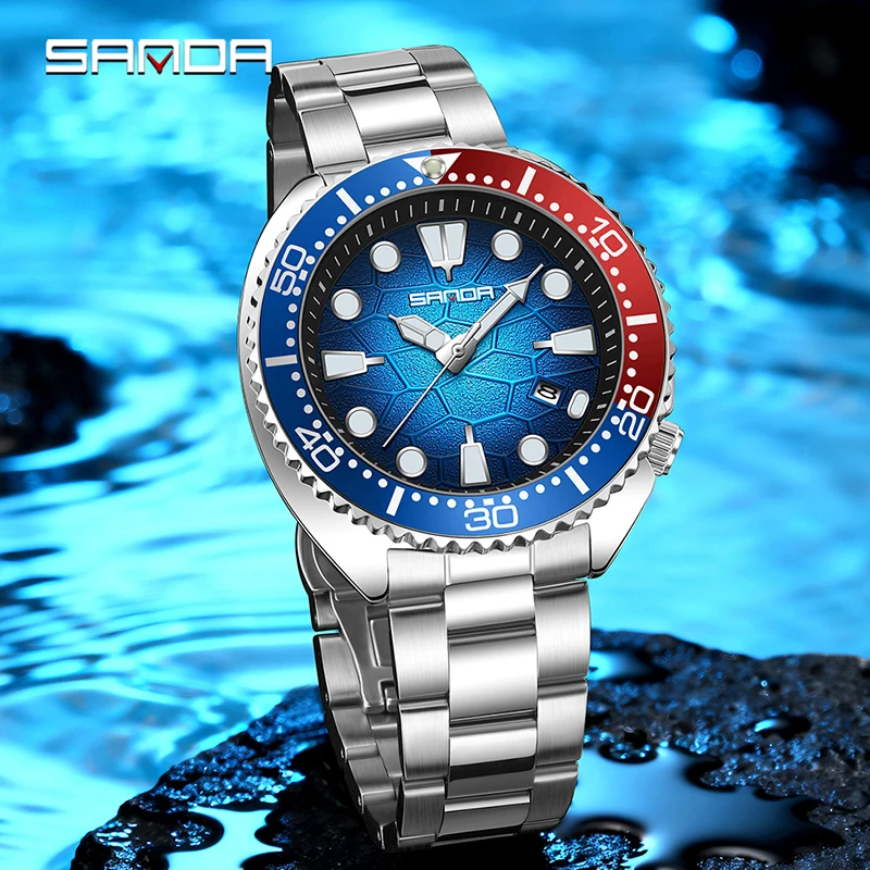 SANDA Classic Business Men's Q - огляд і ціна Smartwatch Casual Watches For Men