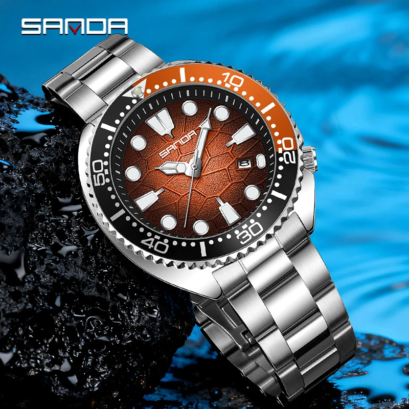 SANDA Classic Business Men's Q - огляд і ціна Smartwatch Casual Watches For Men