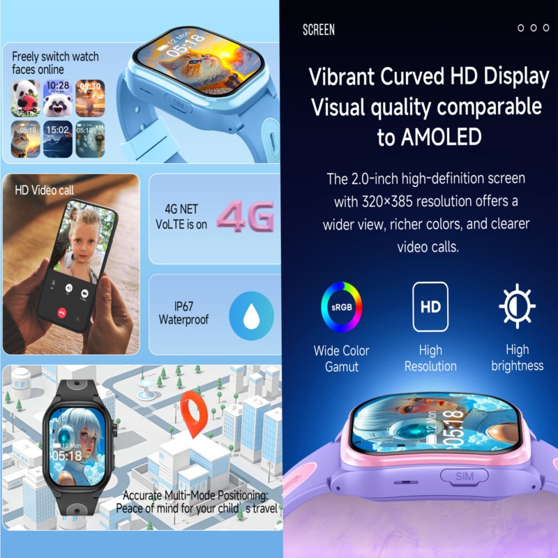 Kids Smart Watch 4G GPS WIFI V - огляд і ціна Smartwatch Watches For 12 Year Old Boy