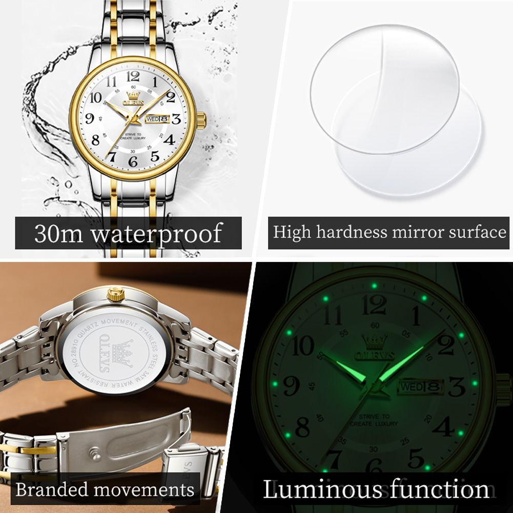 OLEVS 2891 Luxury Brand Fashio - огляд і ціна Anti-Magnetic Watch