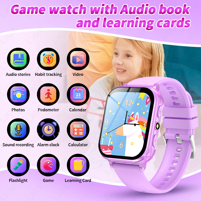 LIGE Kid Digital Smart Watch S - огляд і ціна Smartwatch Digital Watches For Girls