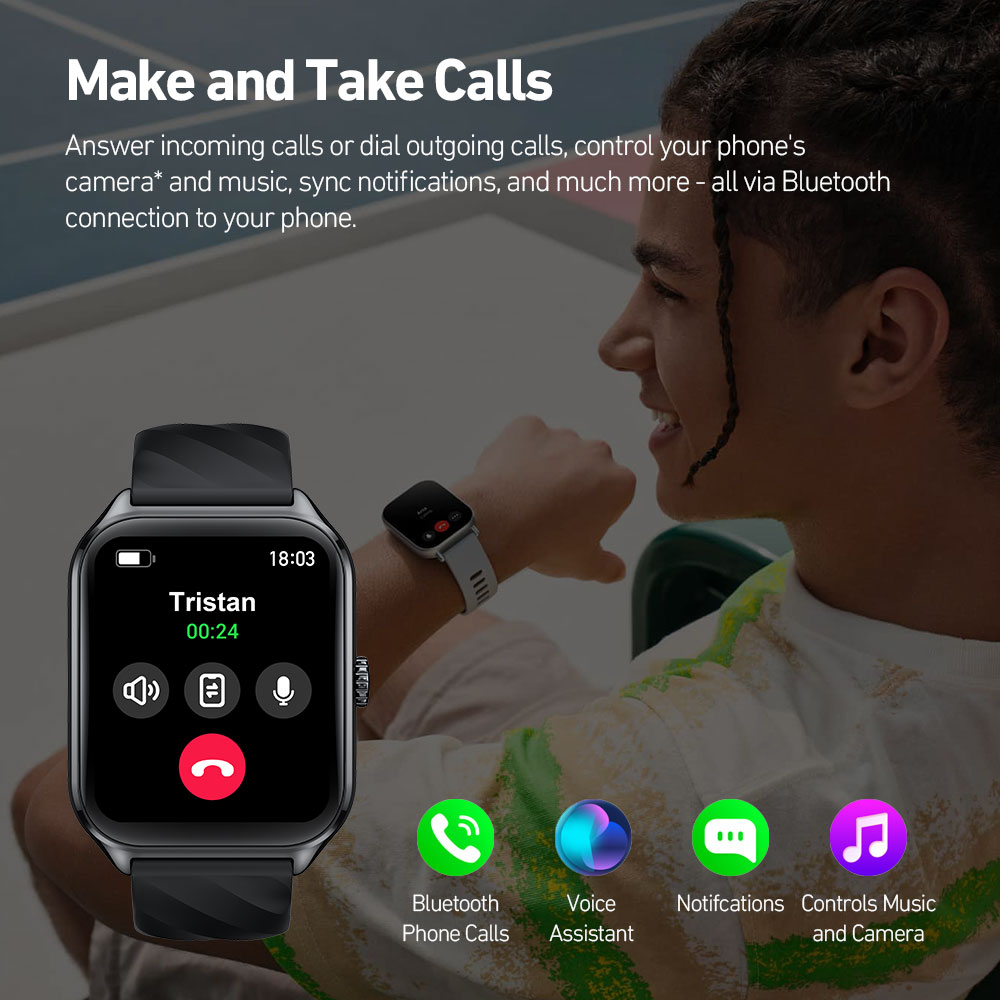 New Zeblaze GTS 4 Voice Callin - огляд і ціна Smartwatch Health Watches
