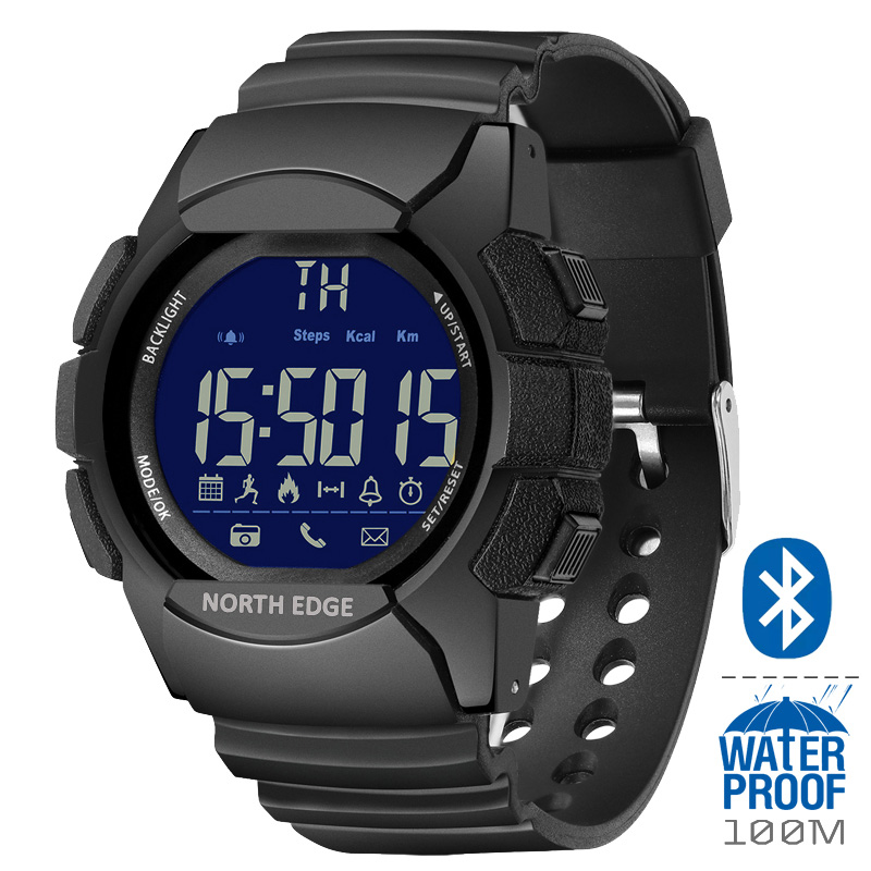 NORTH EDGE AK 100M Waterproof  - огляд і ціна Smartwatch Watches For Men Digital