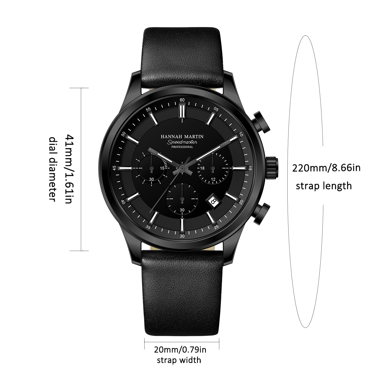 Hannah Martin Men Gift Box Men - огляд і ціна Anti-Magnetic Watch