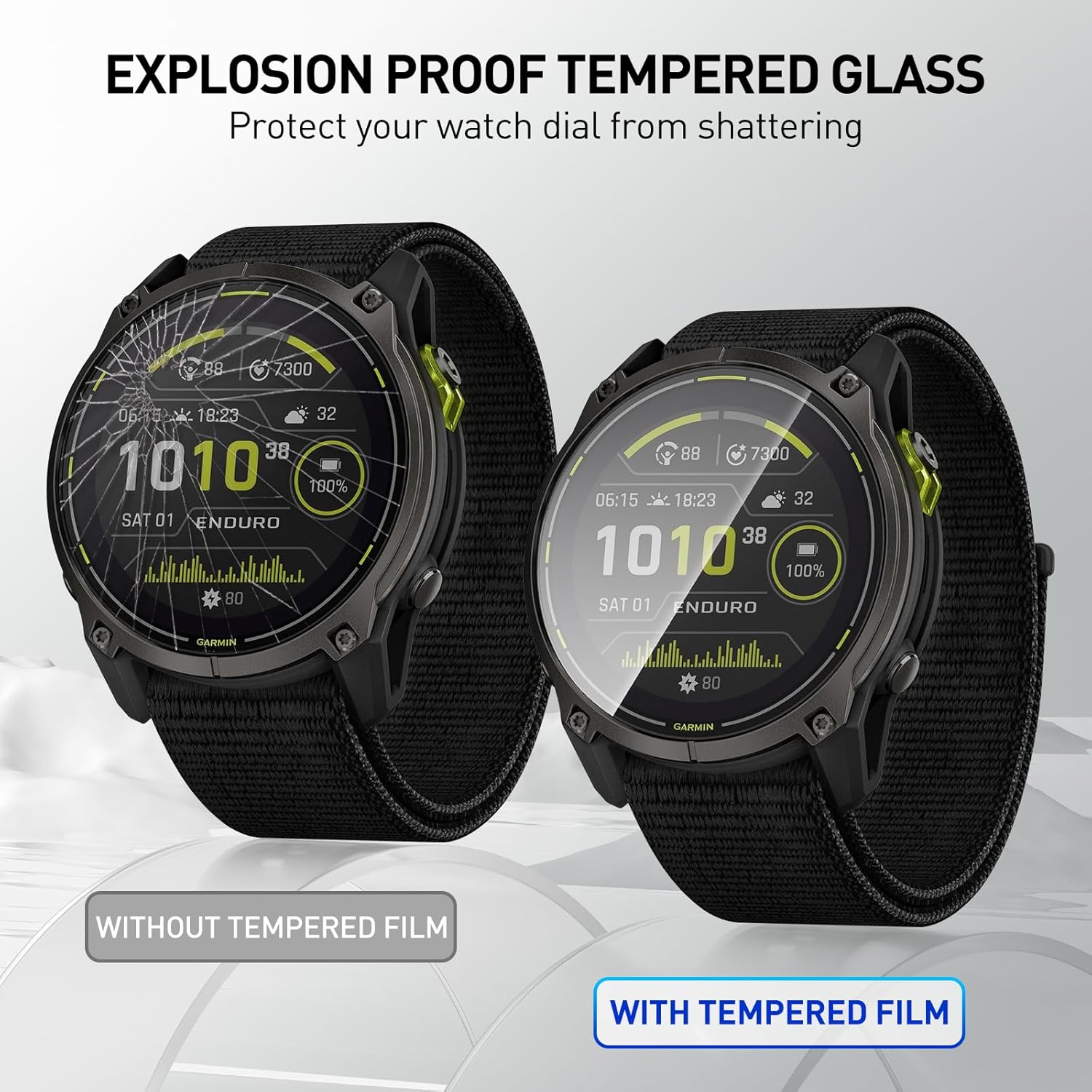 Tempered Glass Films For Garmi - огляд і ціна Smart Watch Screen Protector