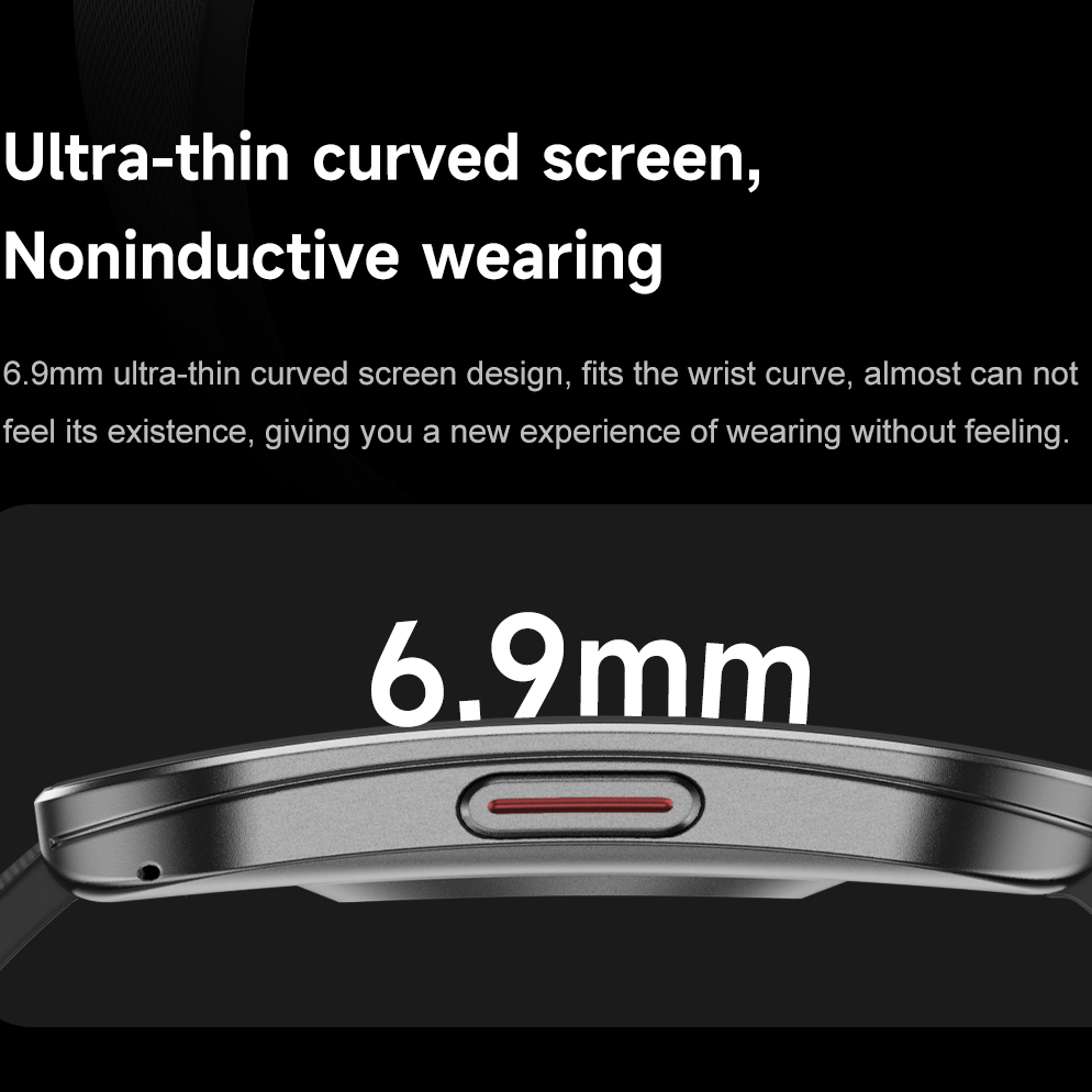 Amoled Ultra-thin Curved Water - огляд і ціна Smartwatch Health Watches