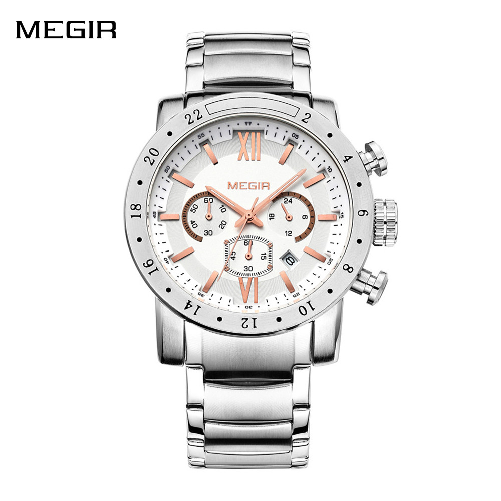 MEGIR Stainless Steel Casual W - огляд і ціна Smartwatch Watches For Men Digital