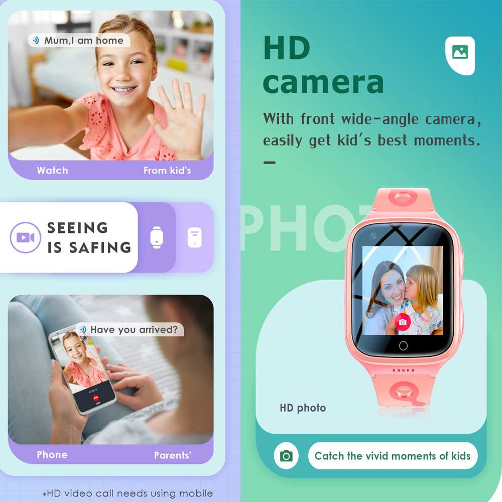 Hot 4G Kids Smartwatch 1000 Ma - огляд і ціна Smartwatch Digital Watches For Girls
