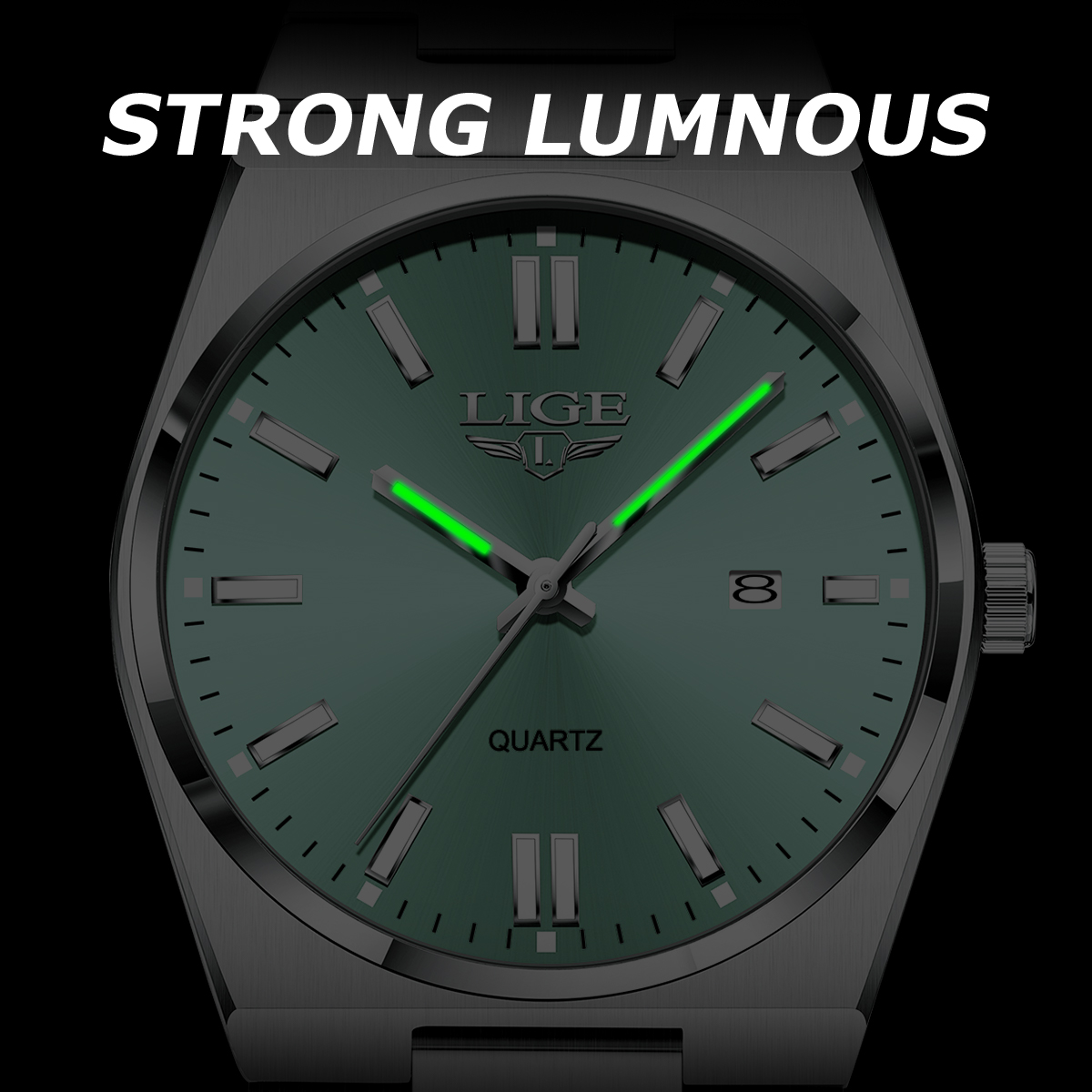 LIGE Luxury Brand Men Watches  - огляд і ціна Smartwatch Watches Brands For Men