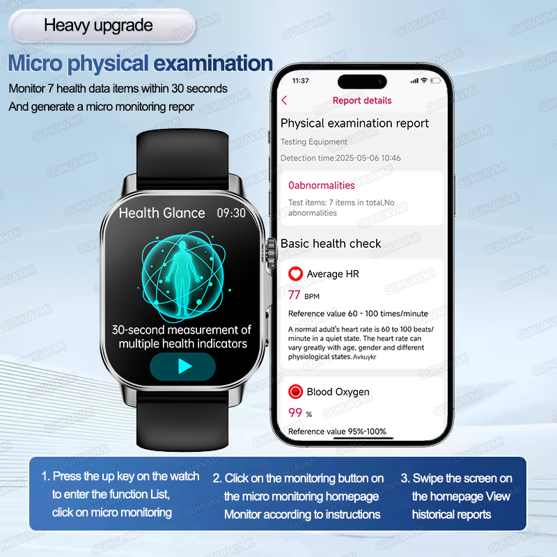 New Men Emotion Diagnosis Smar - огляд і ціна Smartwatch Health Watches