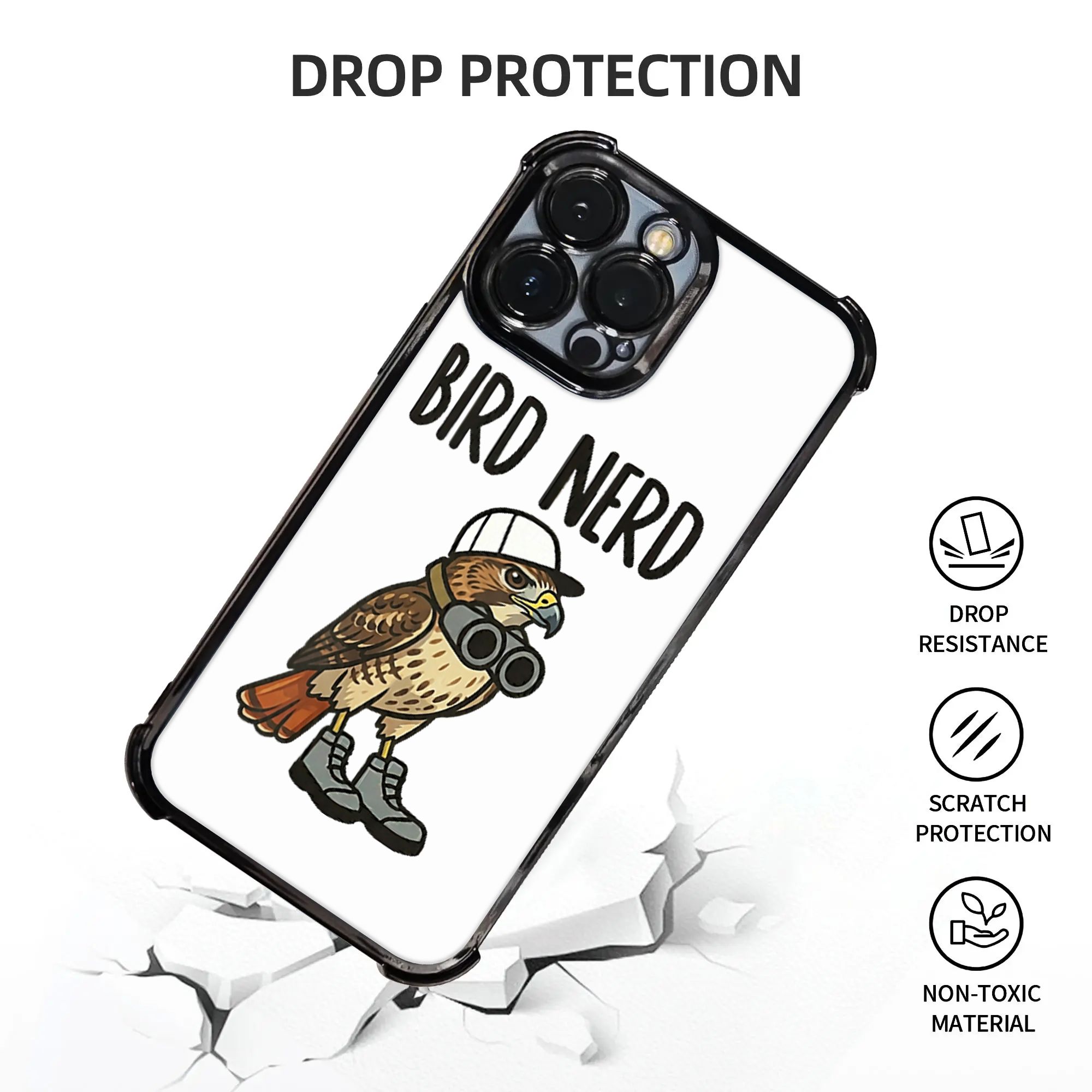 Funny Bird Nerd Watching Red T - огляд і ціна Watch S
