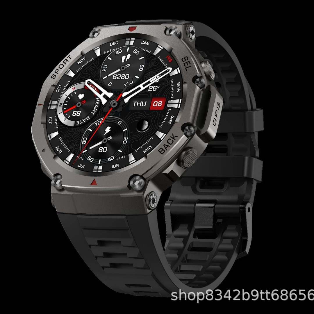 DM58 Smart Watch, AMOLED Displ - огляд і ціна Altimeter Compass Watch