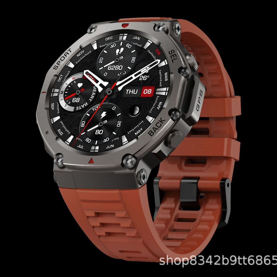 DM58 Smart Watch, AMOLED Displ - огляд і ціна Altimeter Compass Watch