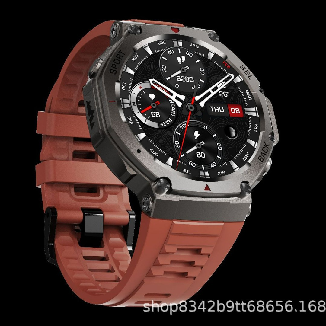 DM58 Smart Watch, AMOLED Displ - огляд і ціна Altimeter Compass Watch