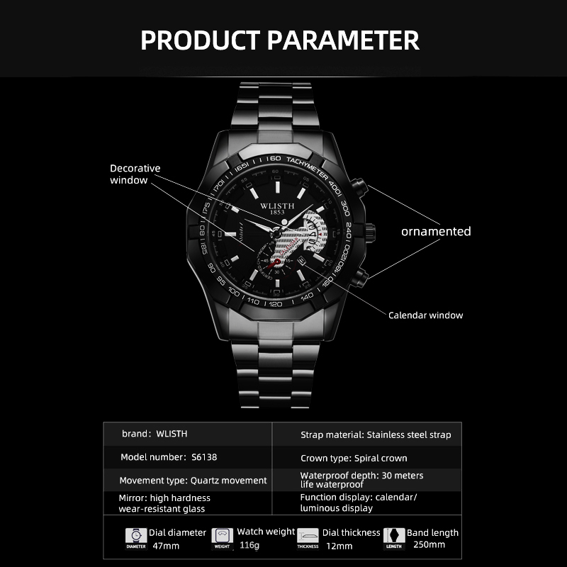 Luxury Brand Man Watch Waterpr - огляд і ціна Smartwatch Watches Brands For Men