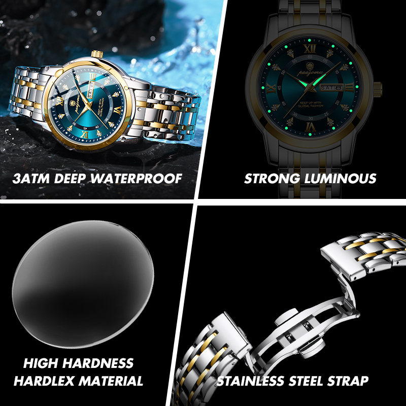 PAAZOMU Watch Men Women Diamon - огляд і ціна Smartwatch Casual Watches For Men