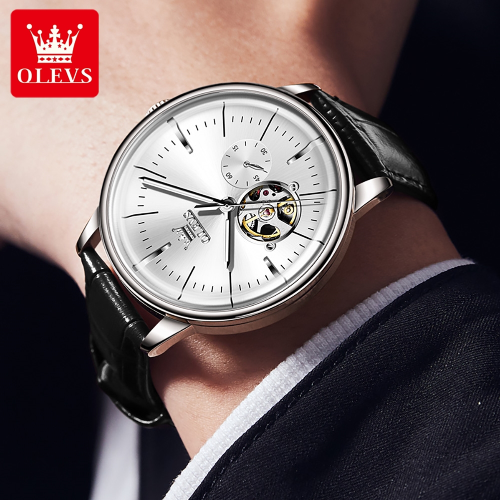 OLEVS 6708 Fashion Men's Watch - огляд і ціна Anti-Magnetic Watch
