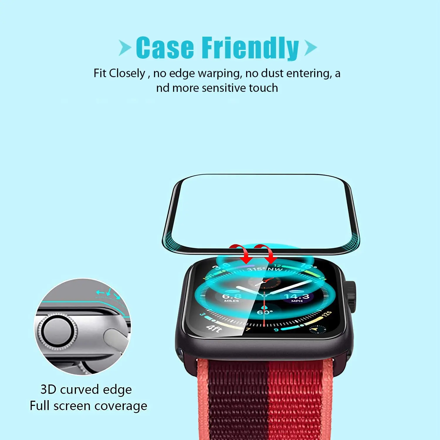 Screen Protector 3D Tempered F - огляд і ціна Smart Watch Screen Protector