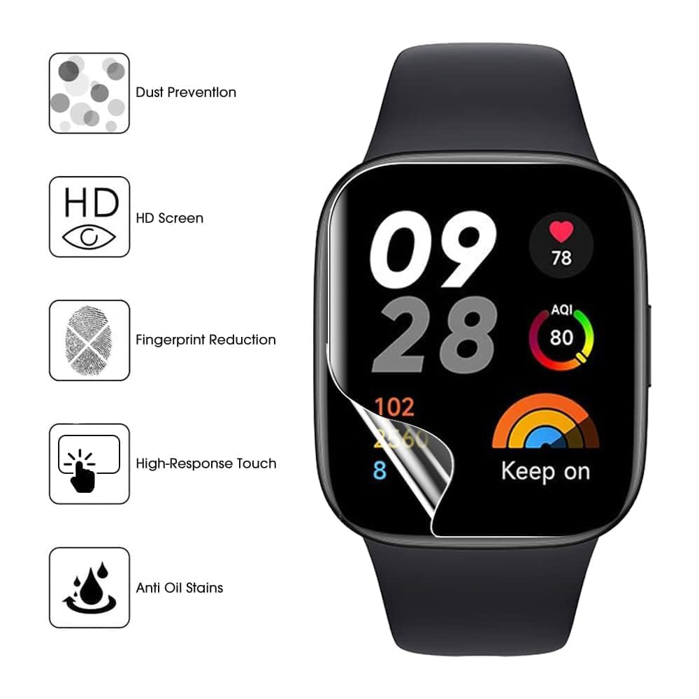 3/6pcs Hydrogel Protective Fil - огляд і ціна Smart Watch Screen Protector
