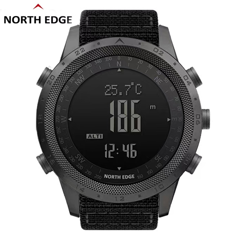 NORTH EDGE DESERT Men Digital  - огляд і ціна Altimeter Compass Watch