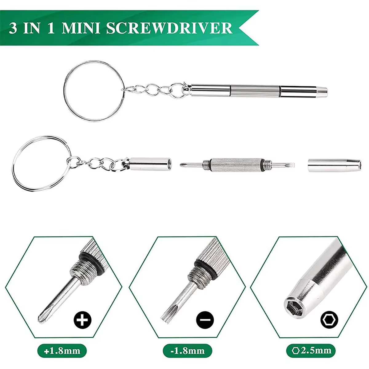 1~20Pcs Mini Hand Glasses Scre - огляд і ціна Watchmaker Screwdriver