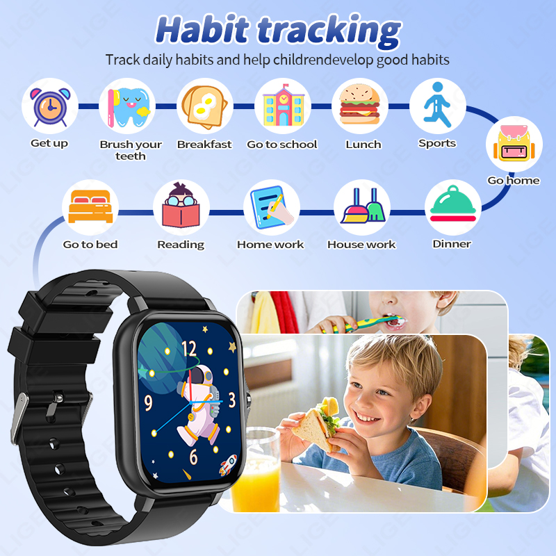 LIGE 2025 Audiobook Children S - огляд і ціна Smartwatch Digital Watches For Girls
