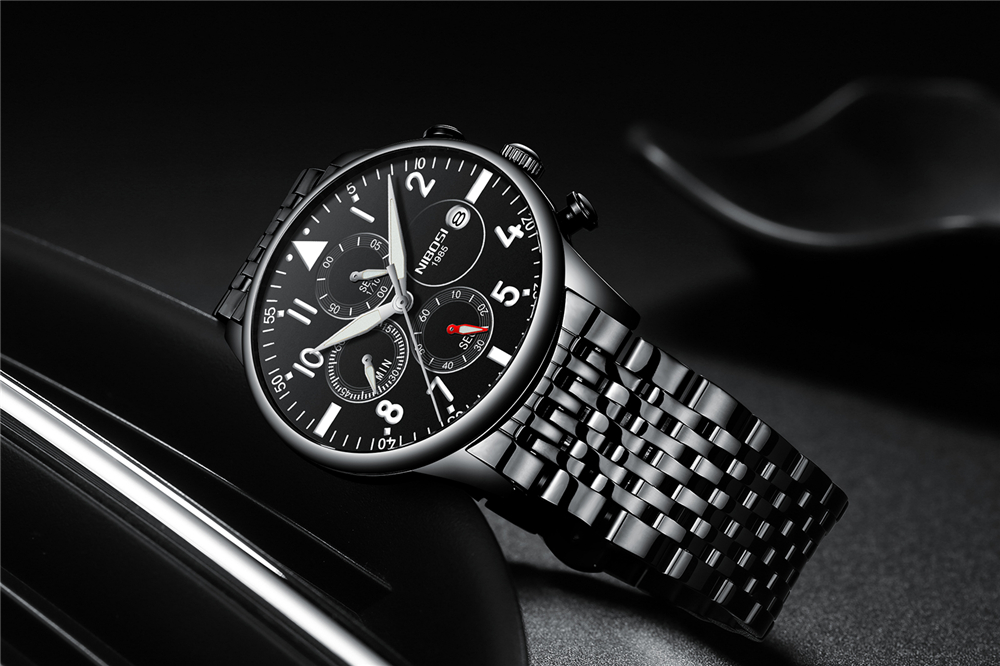 NIBOSI Fashion Mens Watches To - огляд і ціна Anti-Magnetic Watch