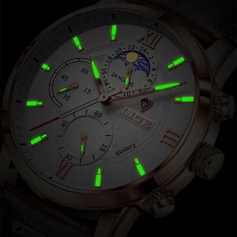 LIGE Fashion Men Watch Casual  - огляд і ціна Smartwatch Watches Brands For Men