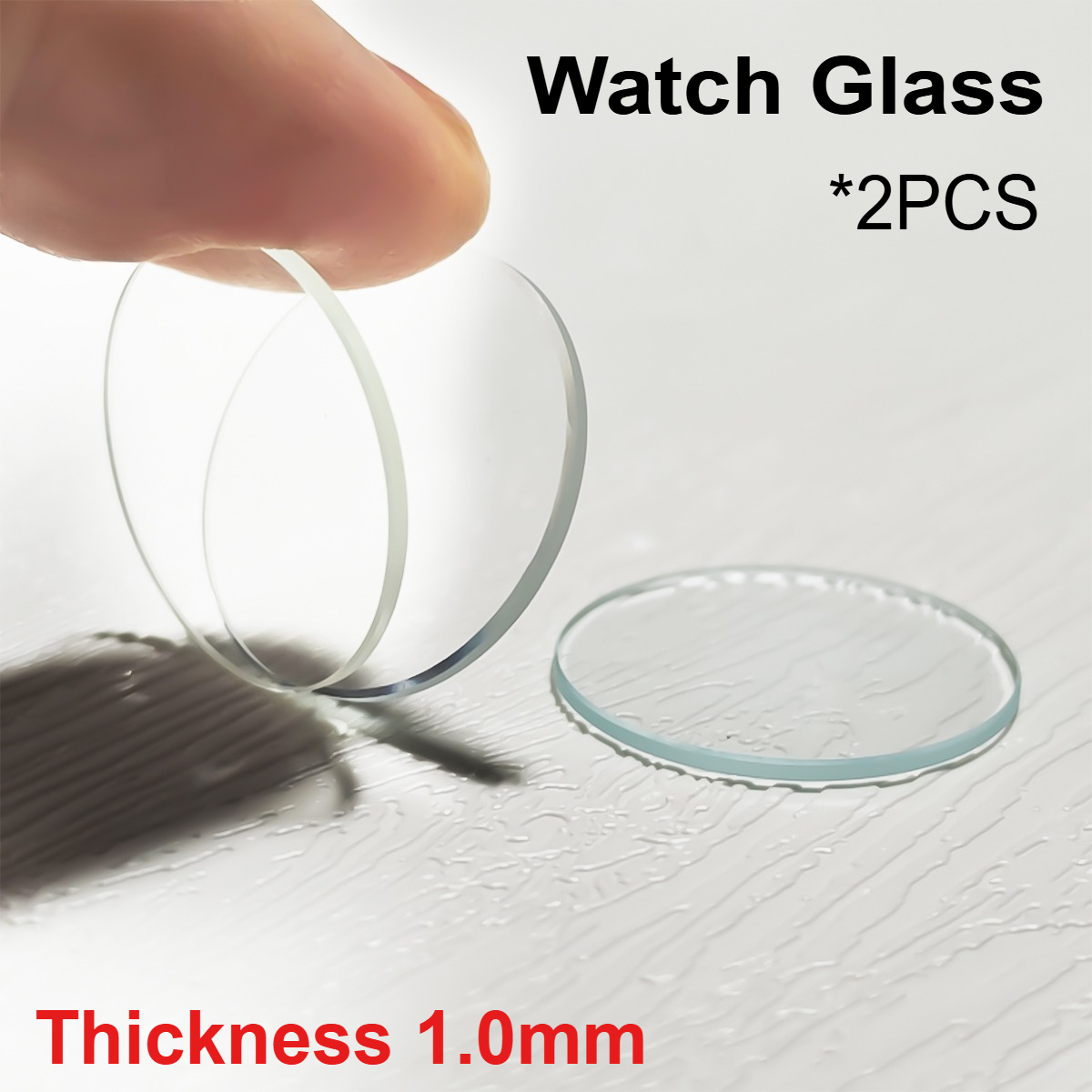 2 Pieces 15 - 45mm Flat Round  - огляд і ціна Smart Watch Screen Protector