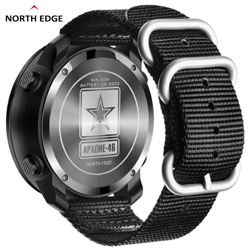 NORTH EDGE APACHE-46 Men Digit - огляд і ціна Altimeter Compass Watch