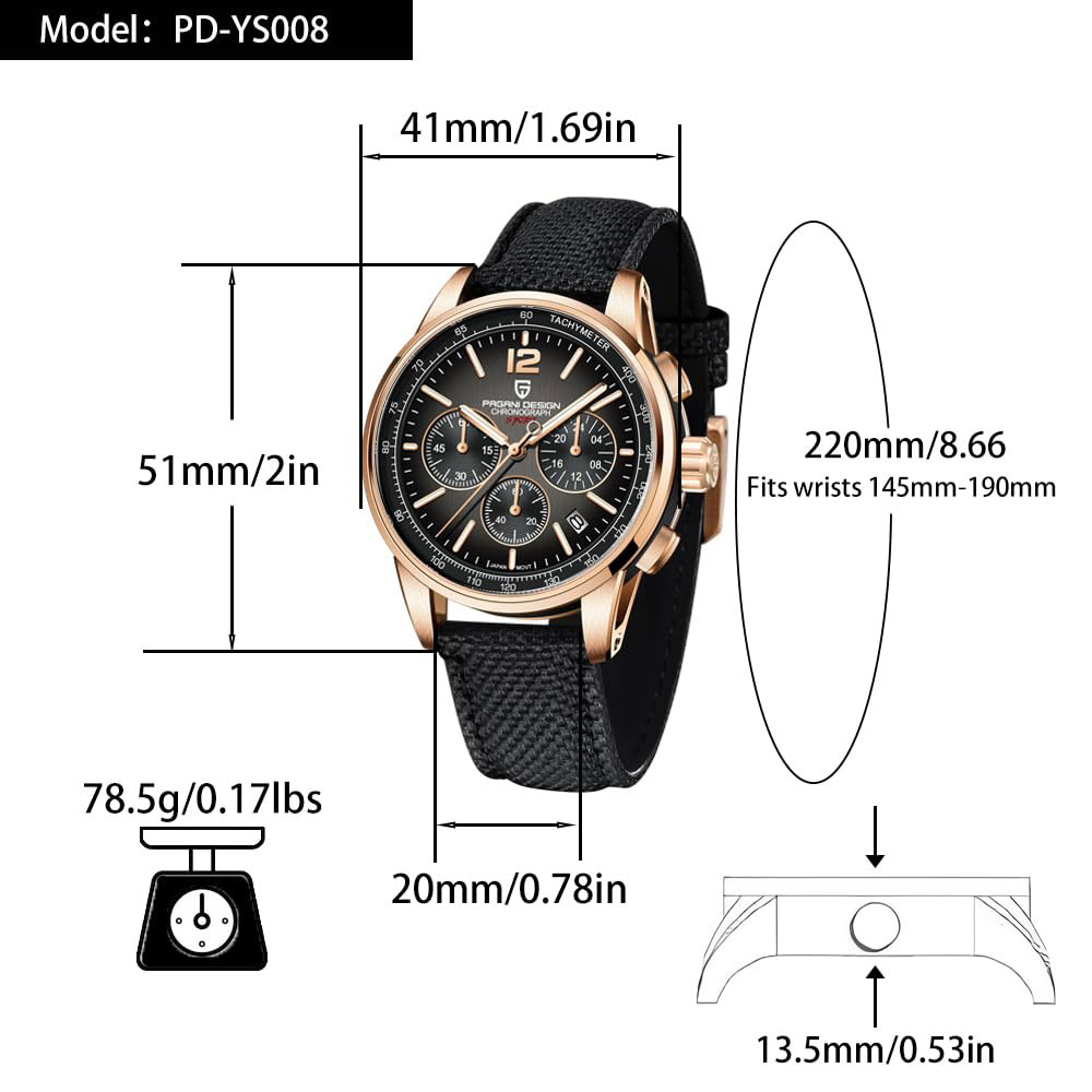 PAGANI DESIGN New Mens Watch 4 - огляд і ціна Anti-Magnetic Watch