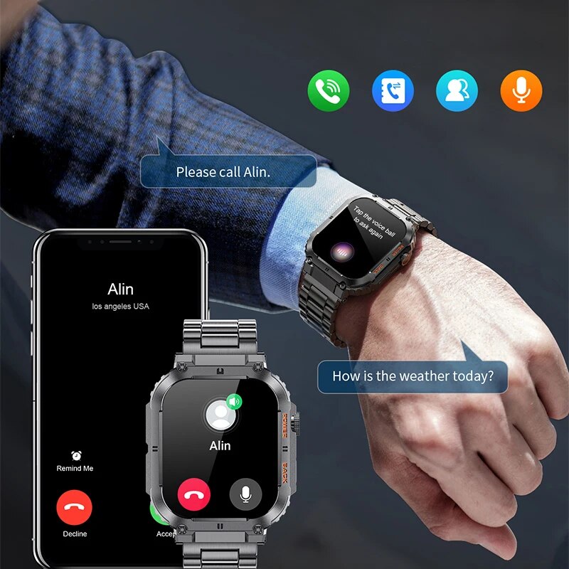 LIGE Outdoor Sports Fitness Sm - огляд і ціна Smartwatch Watches For Men Digital