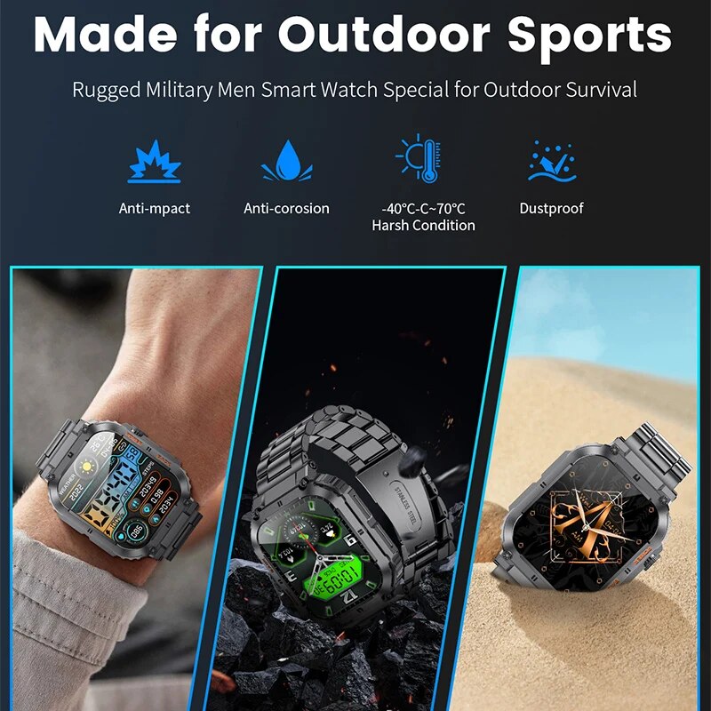 LIGE Outdoor Sports Fitness Sm - огляд і ціна Smartwatch Watches For Men Digital