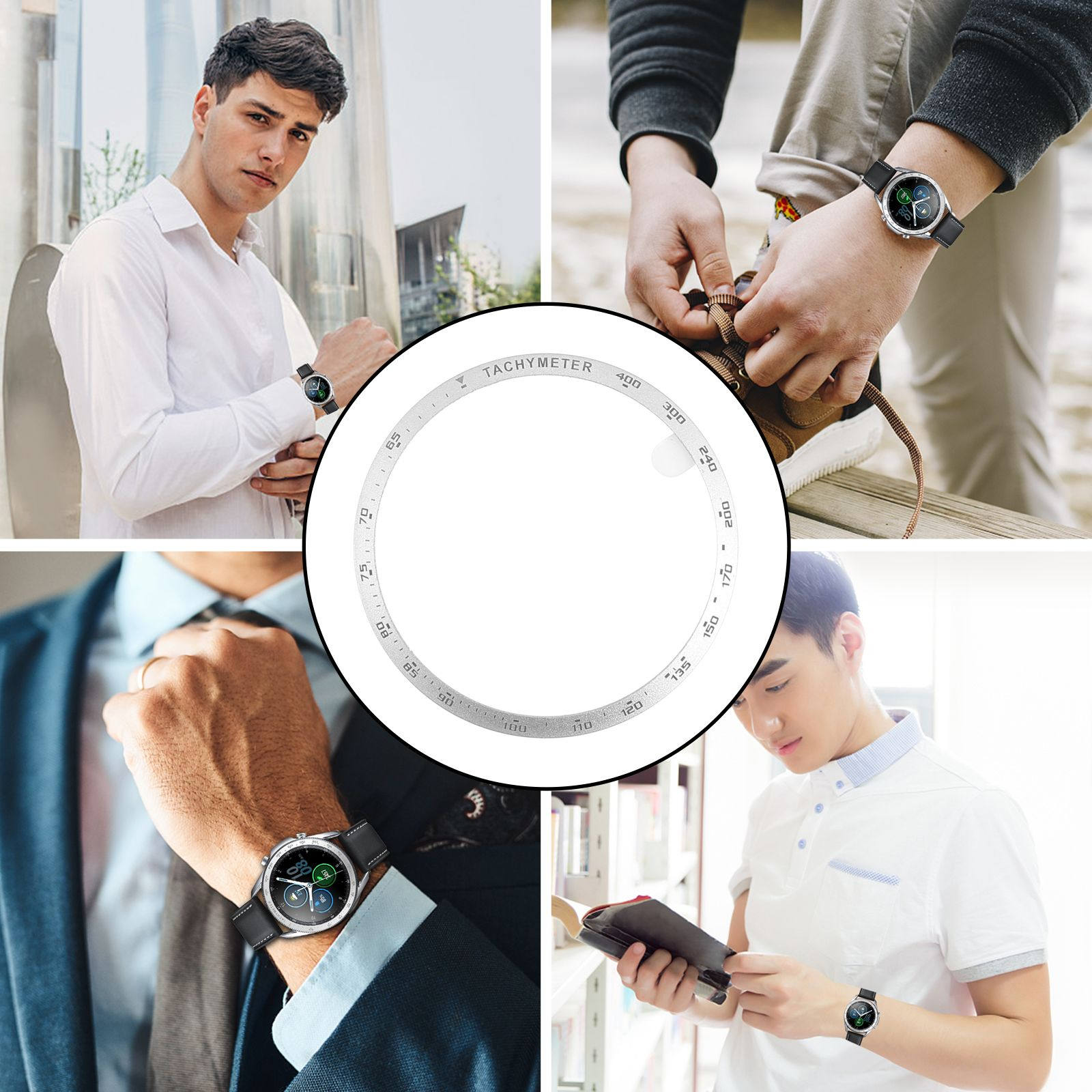 Aluminum Alloy Watch Bezel Rin - огляд і ціна Smartwatch Ring Watches