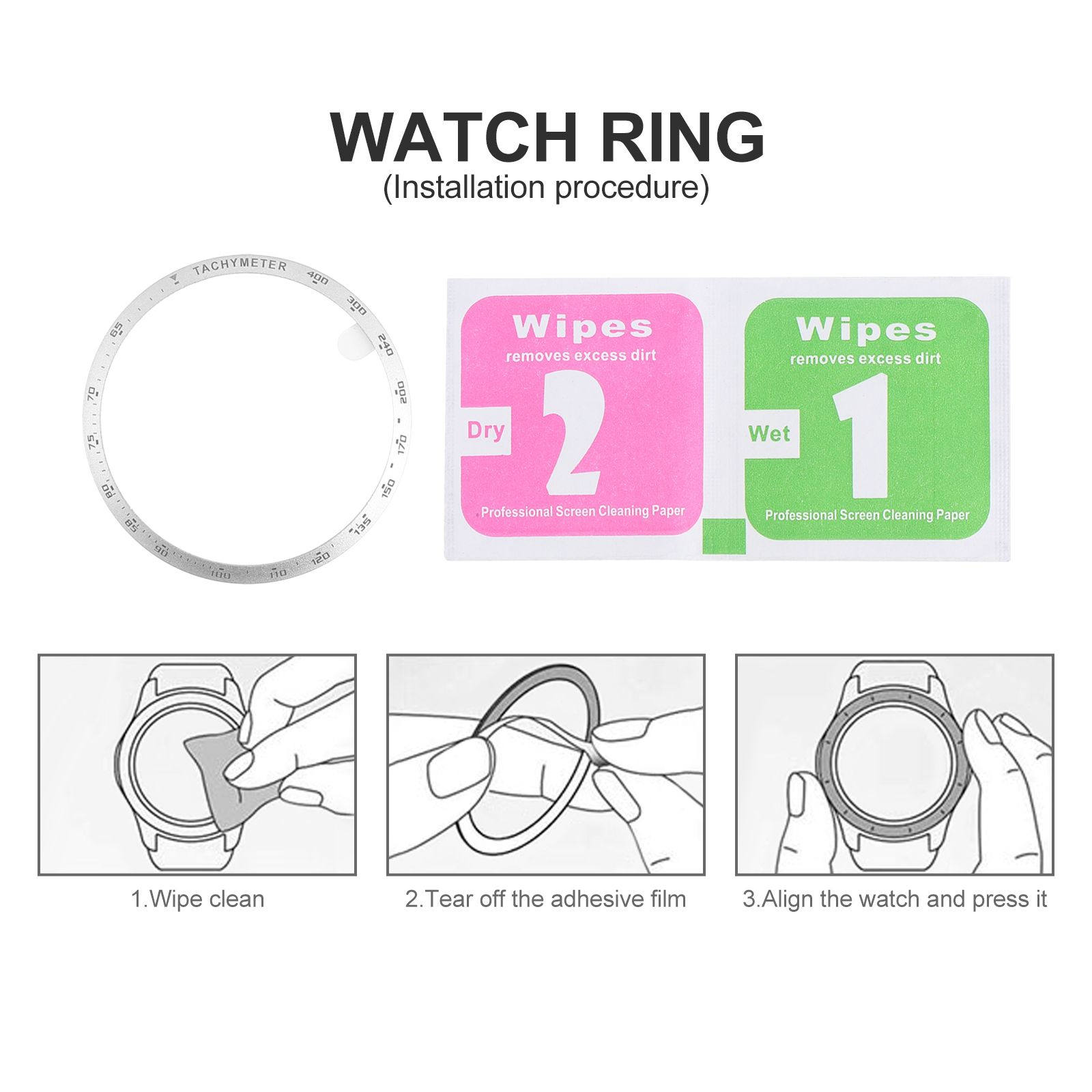 Aluminum Alloy Watch Bezel Rin - огляд і ціна Smartwatch Ring Watches