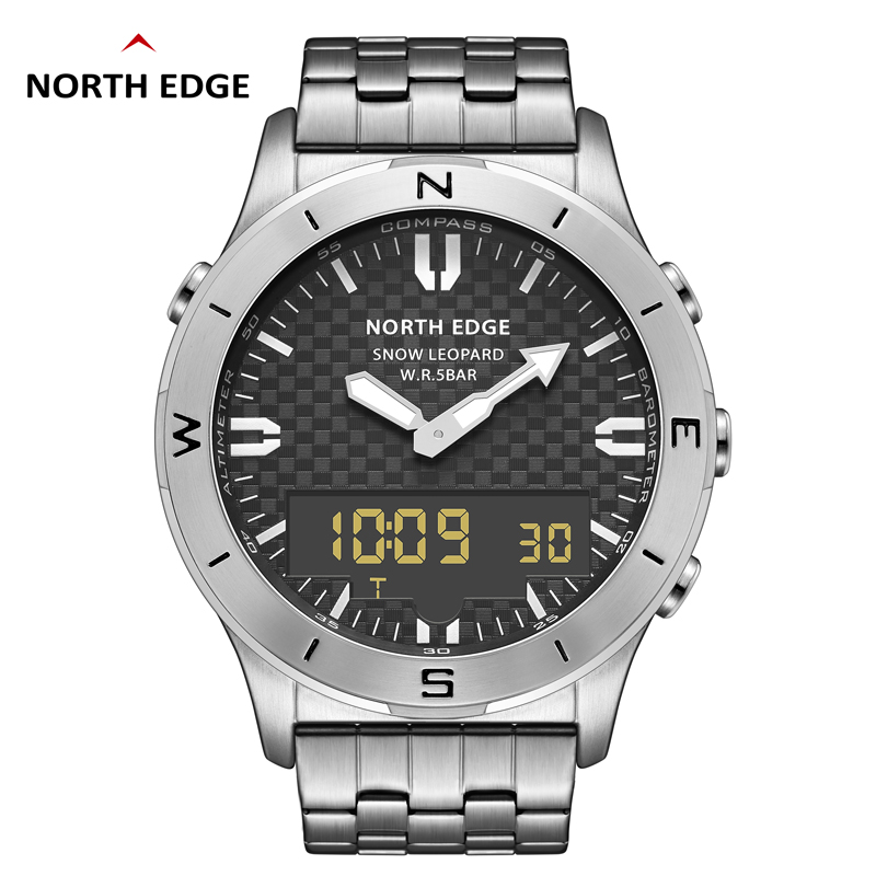 NORTH EDGE Men's Digital Watch - огляд і ціна Altimeter Compass Watch