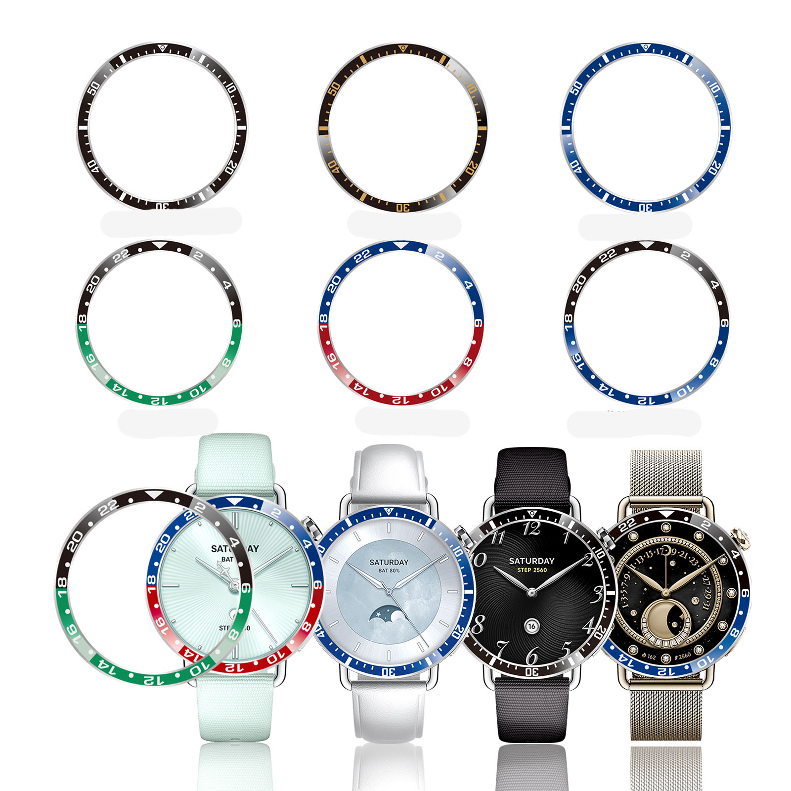 Heorland Case  Xiaomi Watch S4 - огляд і ціна Smartwatch Ring Watches