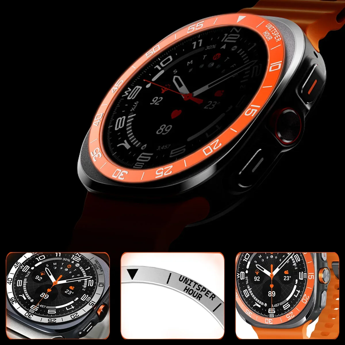 Metal Cover Bezel Ring Case Fo - огляд і ціна Smartwatch Ring Watches